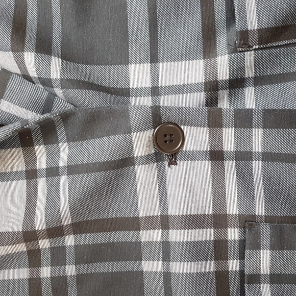 Le Château Longer Length Plaid Blue Blazer - Picture 4 of 7